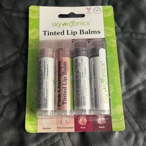 Sky Organics Tinted Lip Balms